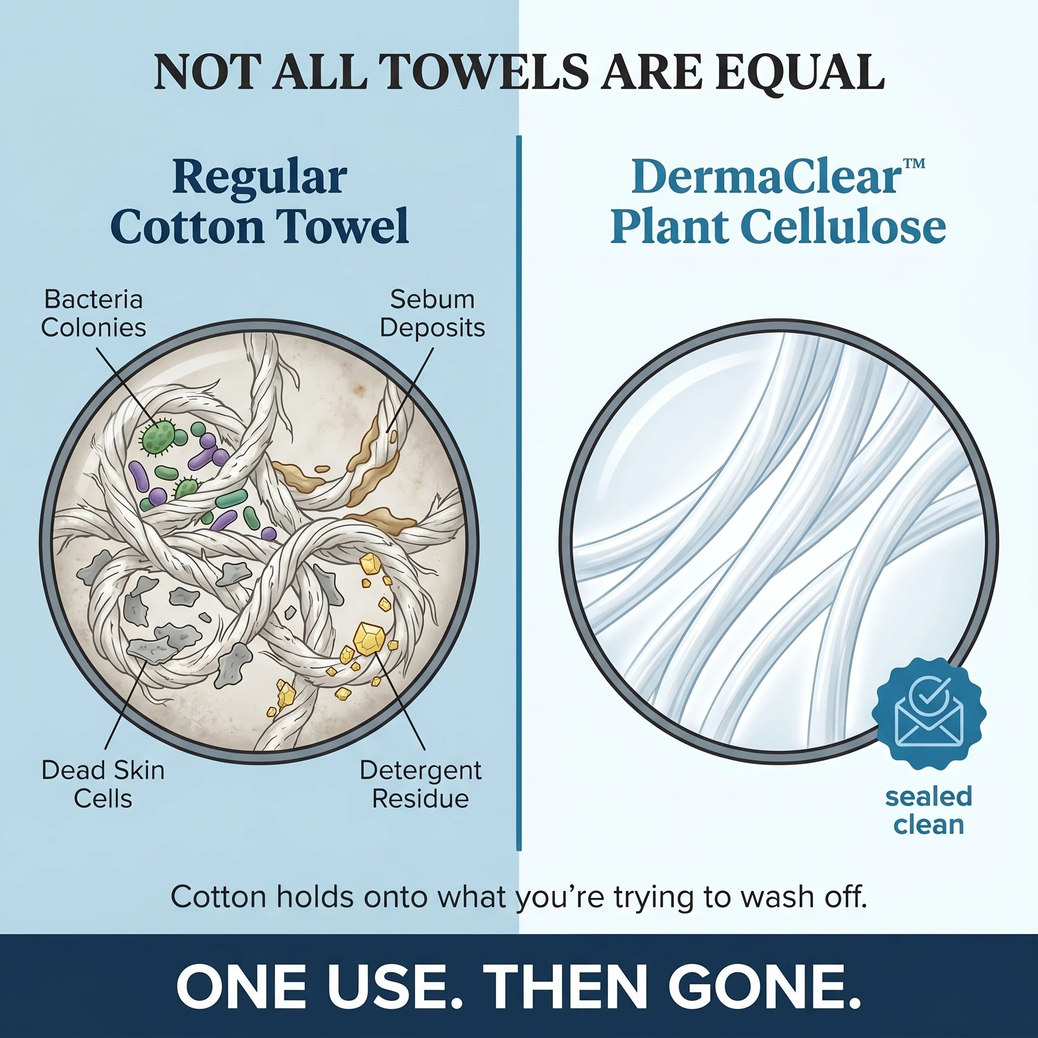 DermaClear™ Face Towels For Acne-Prone Skin - Botanique Paris