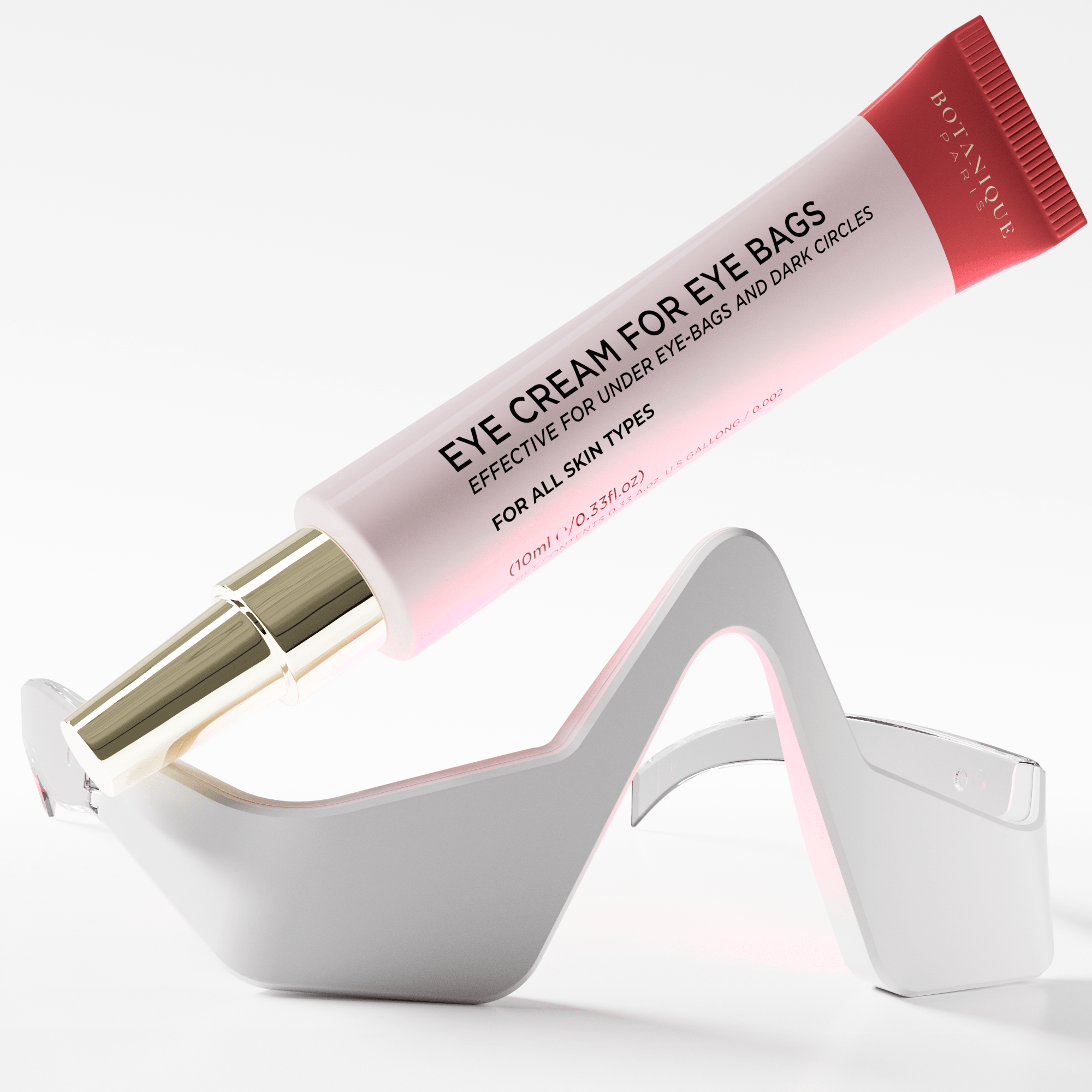 RevitalEyes® 2 - in - 1 Red Light Therapy + EMS To Erase Eye Bags - Botanique Paris