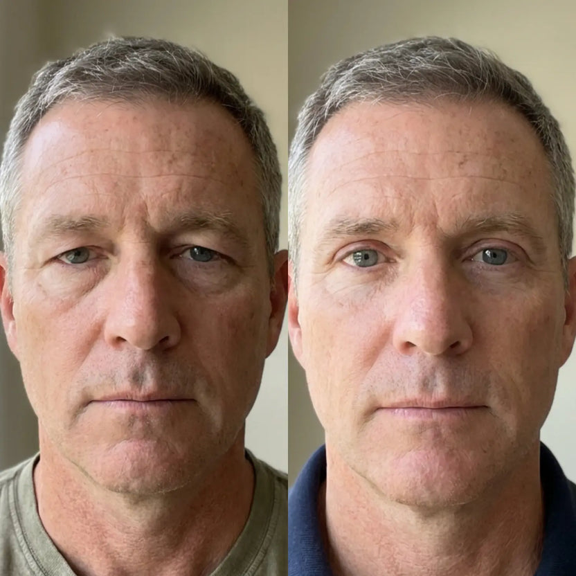 Frank K. before and after