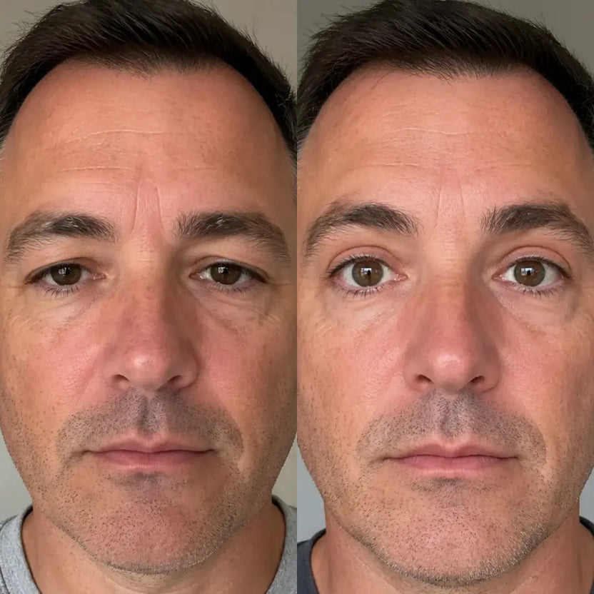Mark T. before and after