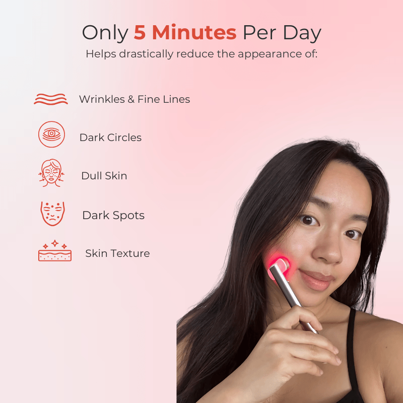 NovaGlow™ Red Light Therapy Wand - Botanique Paris