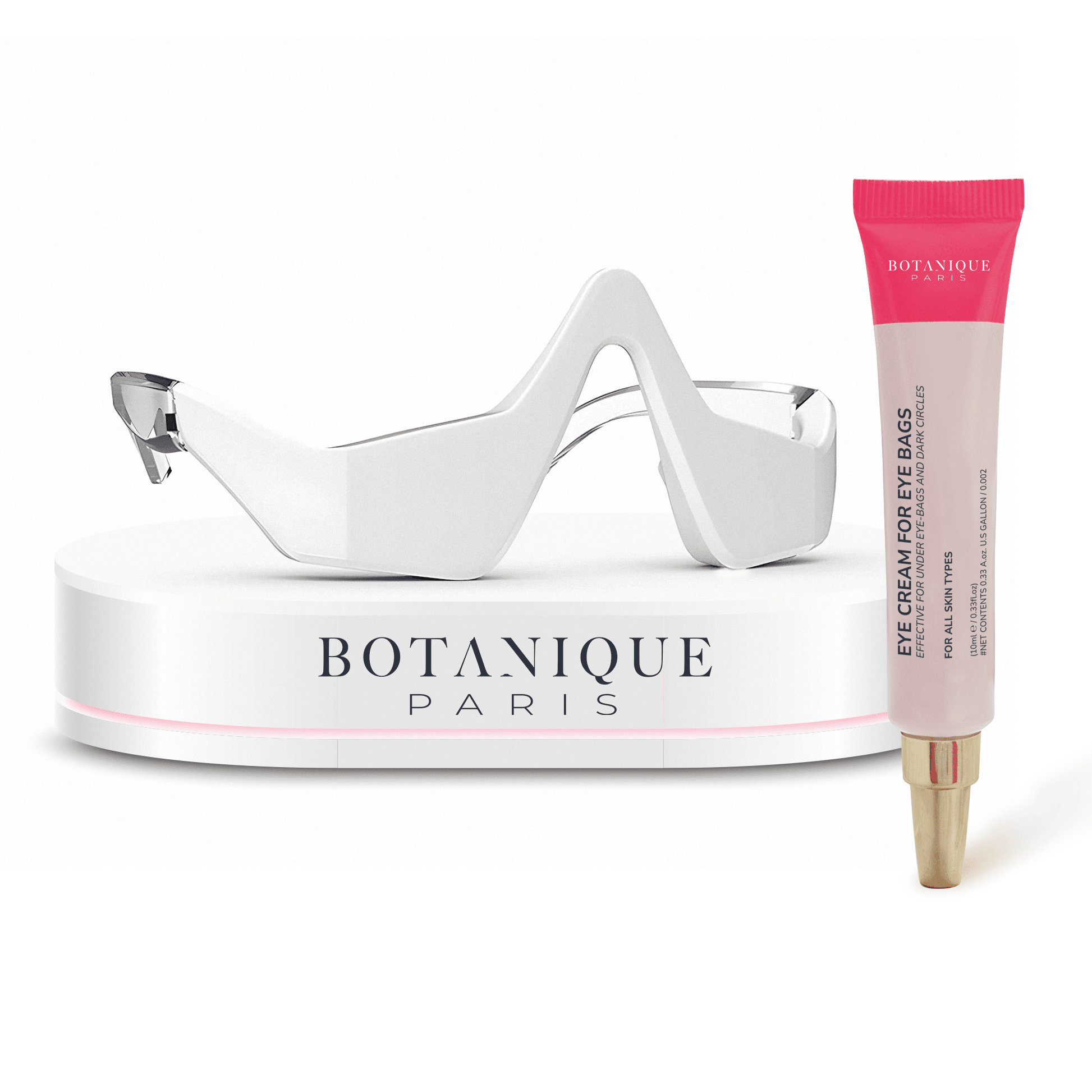 RevitalEyes® 2 - in - 1 Red Light Therapy + EMS To Erase Eye Bags - Botanique Paris