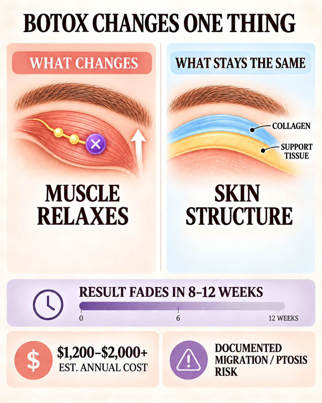 Botox clinical data for hooded eyes