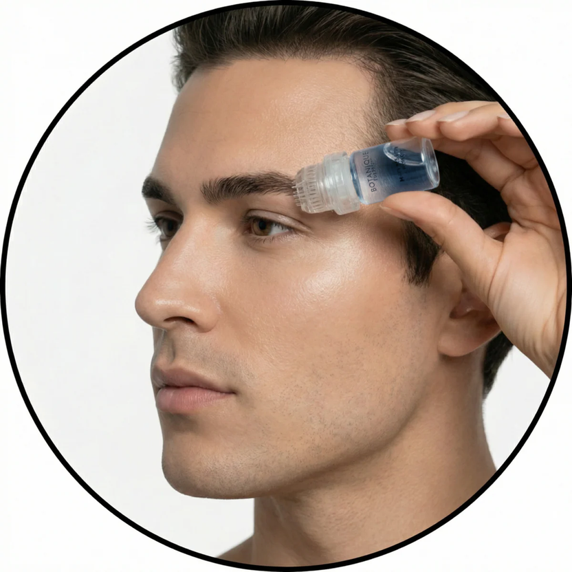 Step 2: stamp along the brow bone